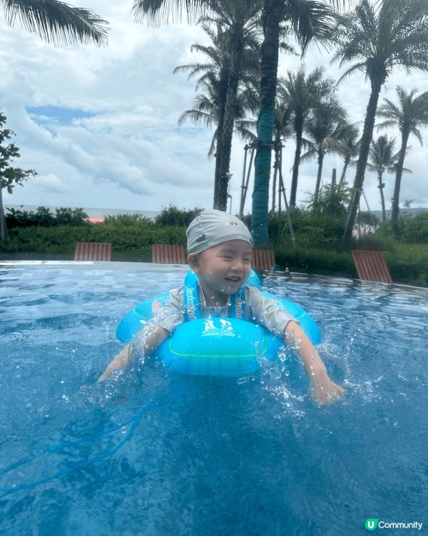 今個夏天第一個下水禮，這幾天去了惠州雙月灣洒店旅遊，天氣很好...