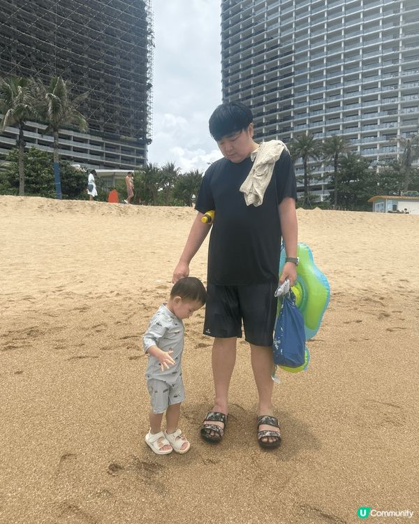 今個夏天第一個下水禮，這幾天去了惠州雙月灣洒店旅遊，天氣很好...