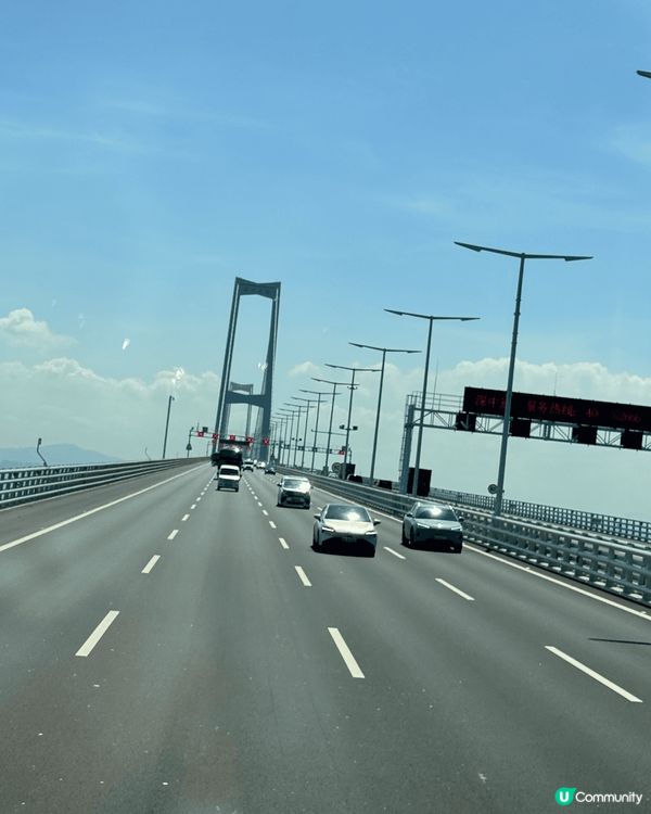 深中通道初體驗！🤩 坐穿梭巴勁爽！🚌💨