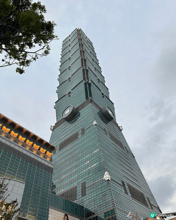 第一次造訪台北101，特別興奮。
