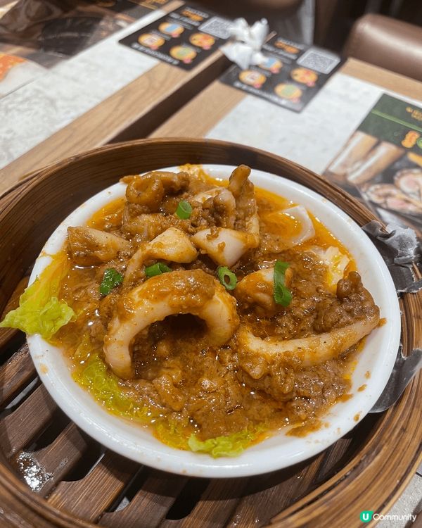 又有蒸海鮮，又有海鮮粥又有點心，一個地方滿足晒三個願望、海鮮...