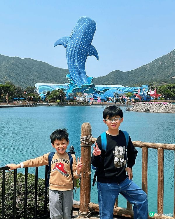 4月復活節假期 一家人去了珠海橫琴海洋王國三天兩夜，小朋友最...