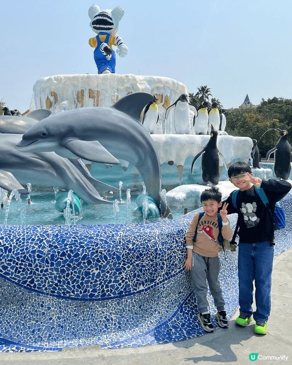 4月復活節假期 一家人去了珠海橫琴海洋王國三天兩夜，小朋友最...