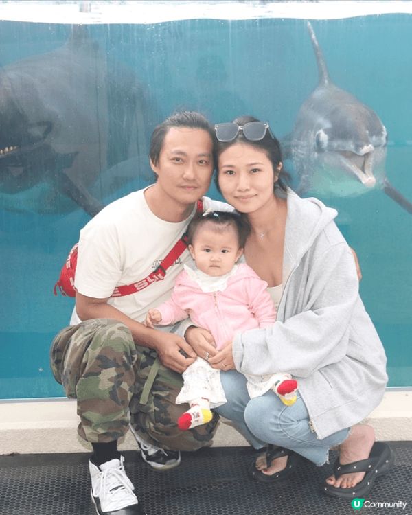第一次一家三口出發嘅日本沖繩旅行，慶祝囡囡1歲。我們去水族館...