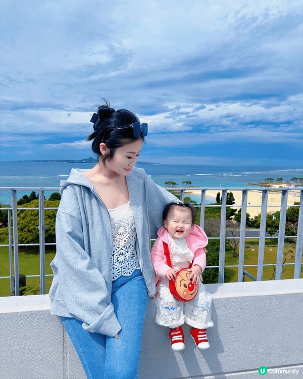 第一次一家三口出發嘅日本沖繩旅行，慶祝囡囡1歲。我們去水族館...