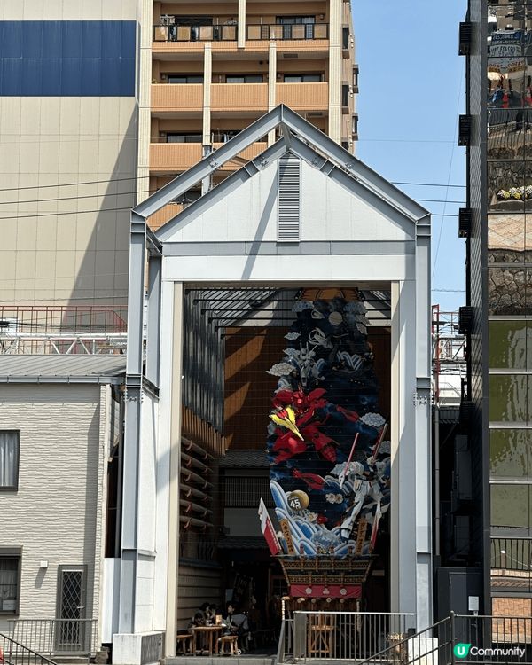 臨離開福岡前，欣賞到祗園巨型擺設；之後食埋個好好味嘅天婦羅手...