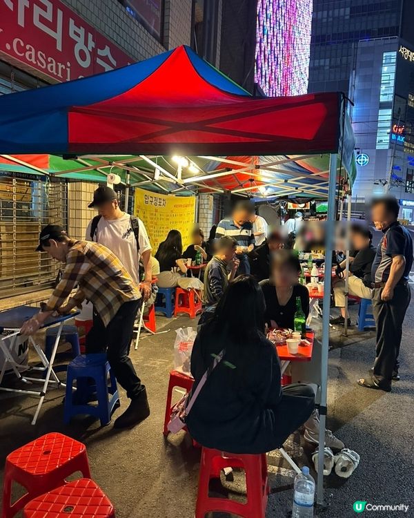 🍢 首爾狎鷗亭｜30年老字號深夜老夫婦經營街邊宵夜攤