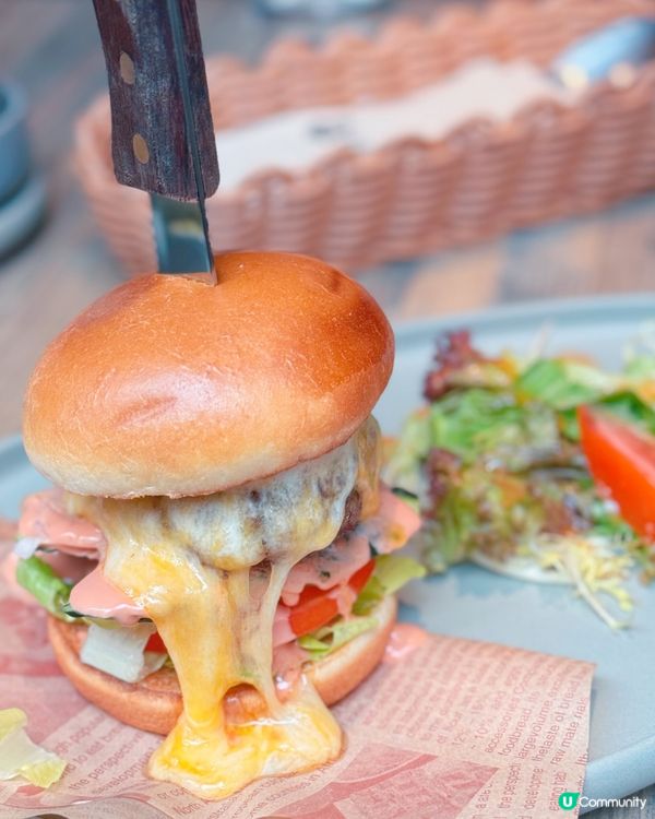 星期三媽媽放風🤤！高質漢堡包🍔！