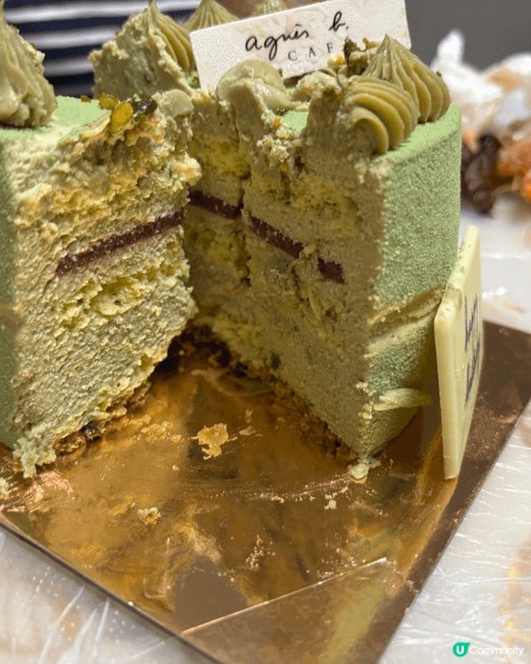 Agnes B既稀有糖開心果蛋糕真的很好味。稀有糖是一款很健...