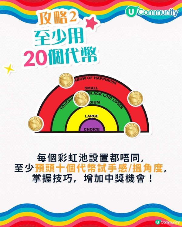 【擲彩虹攻略🌈】百發百中靠呢招！