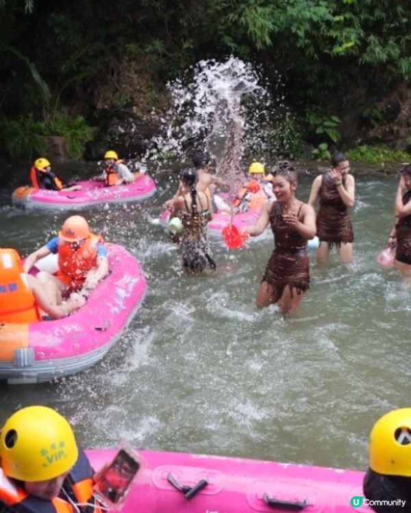 廣東漂流天花板！清遠古龍峽”浪”到飛起🌊