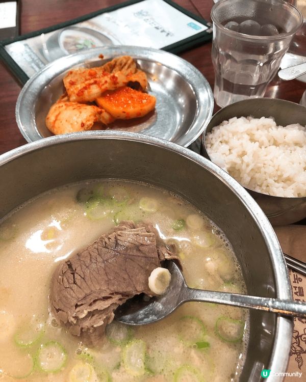 韓國明洞雪濃湯飯排隊店