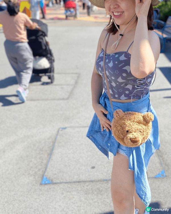 海洋公園 買左個熊仔袋