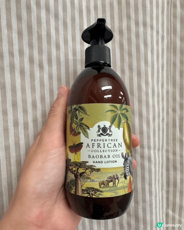 朋友去南非旅行帶返來嘅手信，淡淡嘅草本香味，搽上手覺得好潤好...