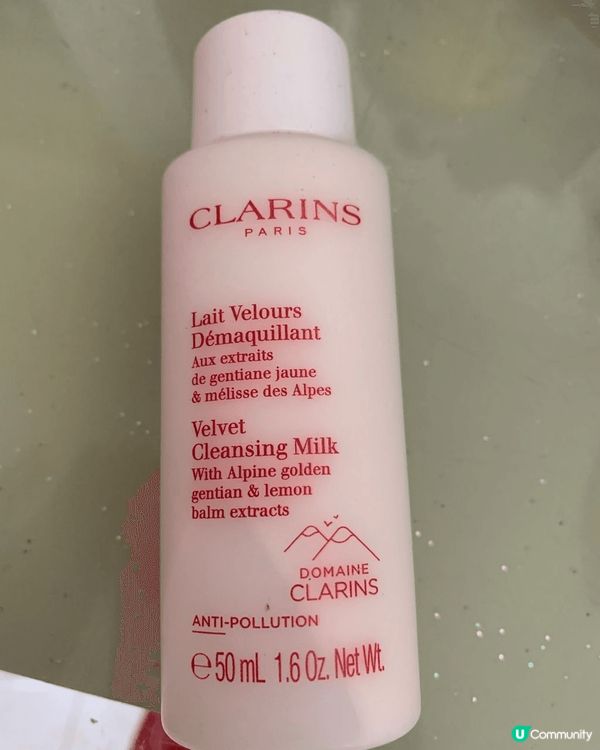 Clarins 植萃柔滑潔面乳幫我舒緩鎮定和柔軟肌膚,感覺方...