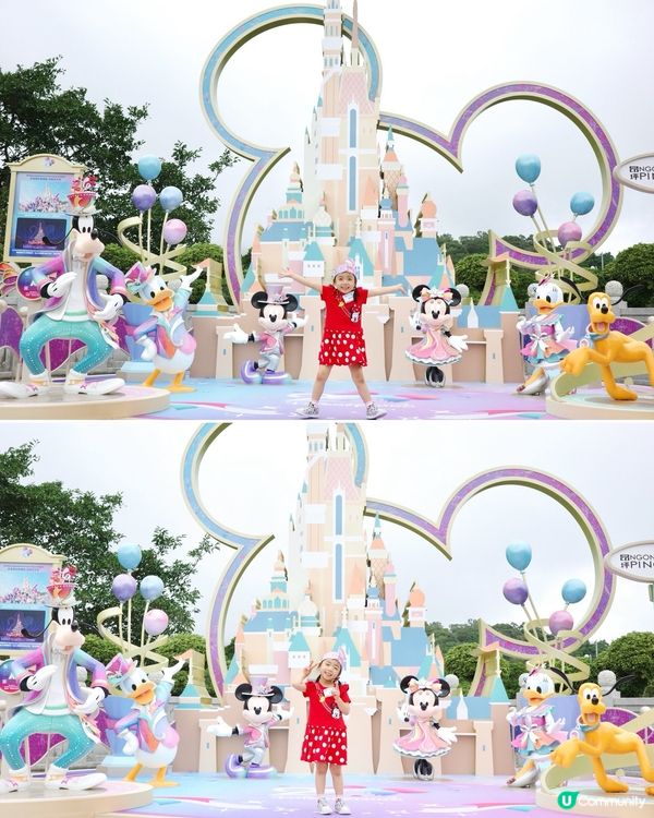 迪士尼20周年預熱！5.5米高城堡🏰昂坪360打卡📸🥳