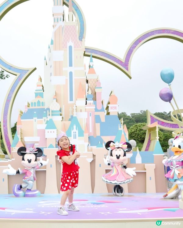 迪士尼20周年預熱！5.5米高城堡🏰昂坪360打卡📸🥳