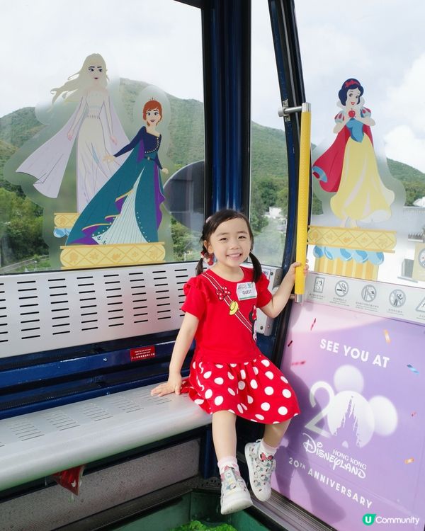 迪士尼20周年預熱！5.5米高城堡🏰昂坪360打卡📸🥳