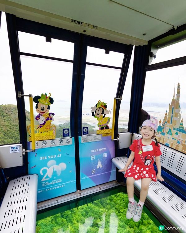 迪士尼20周年預熱！5.5米高城堡🏰昂坪360打卡📸🥳