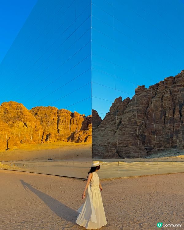 沙特AlUla｜MARAYA鏡面音樂廳：一半現實 一半幻覺