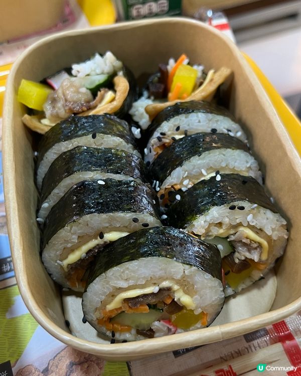 深水埗美食廣場又平又好食韓國手卷豬手