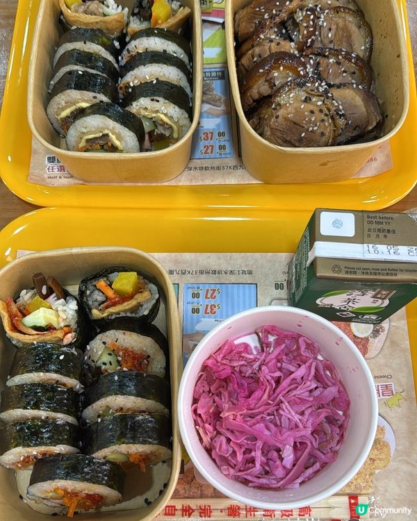 深水埗美食廣場又平又好食韓國手卷豬手