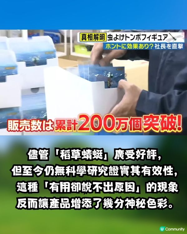 日本驅蟲神器 「稻草蜻蜓」爆賣200萬個！不含化學成分 背後原理竟是謎？