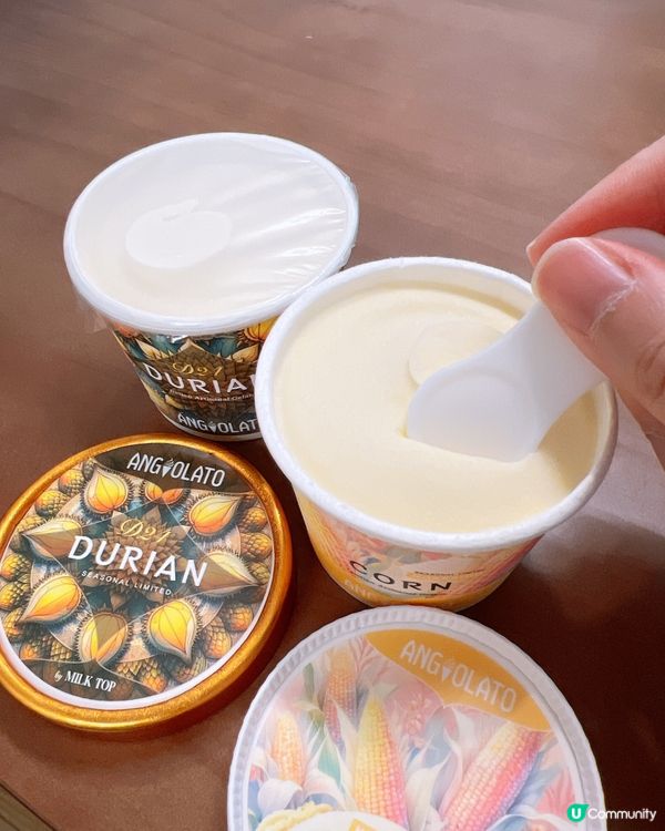 新品雪糕登場🍦粟米x榴槤竟然只需$18杯😝