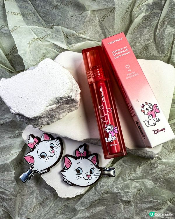 1.  聯乘唇彩試色！🍑💜 靚到爆！✨