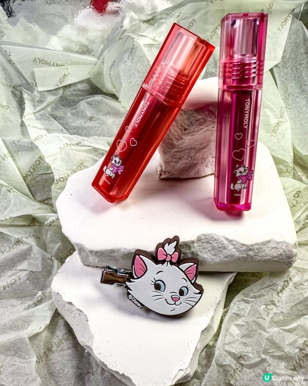 1.  聯乘唇彩試色！🍑💜 靚到爆！✨