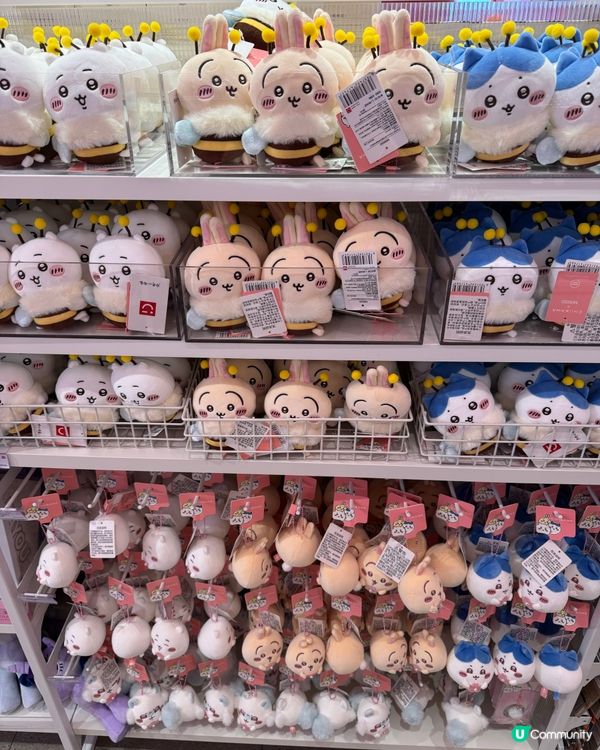 Miniso 都有Chiikawa 公仔賣啦