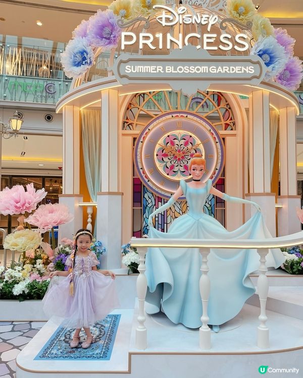 公主迷集合！新都城迪士尼花園🌸✨