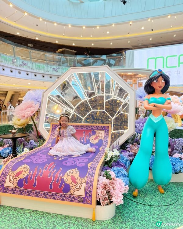 公主迷集合！新都城迪士尼花園🌸✨