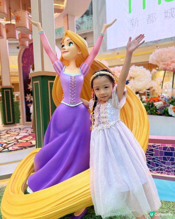 公主迷集合！新都城迪士尼花園🌸✨