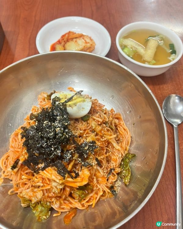 🇰🇷🍜 韓國明洞附近平價親民地道阿婆麵舖｜平靚正！