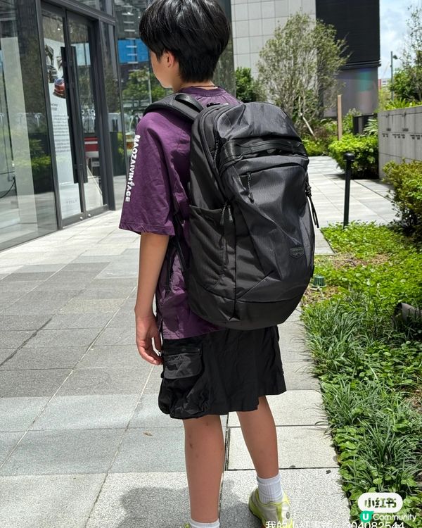 豆豆哥哥升中學🎒！簡@書包型格又實用😎！