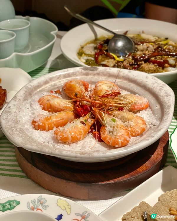 ✨深圳🇨🇳-⚠️💬鹽烤大蝦怎能不試⁉️💢它竟是必點⁉️📍桂滿隴