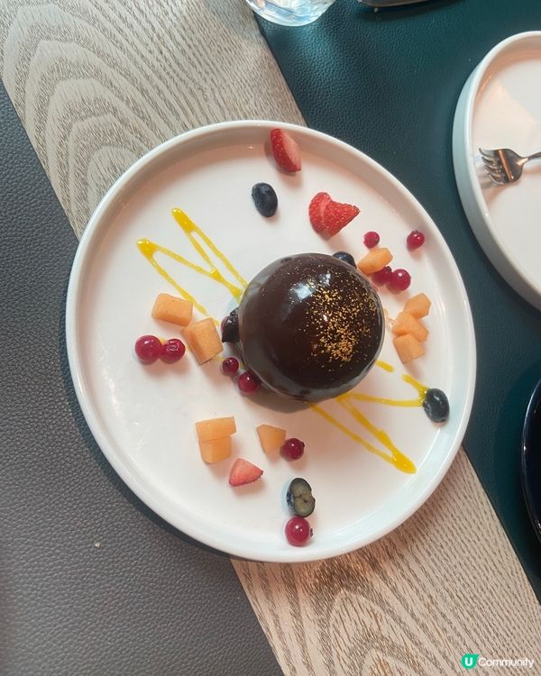 #品嚐濃郁朱古力滋味 法餐超級好吃的朱古力蛋糕