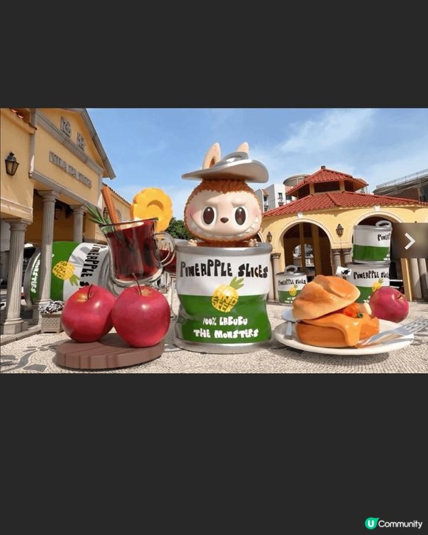 因有popmart景點去澳門旅遊