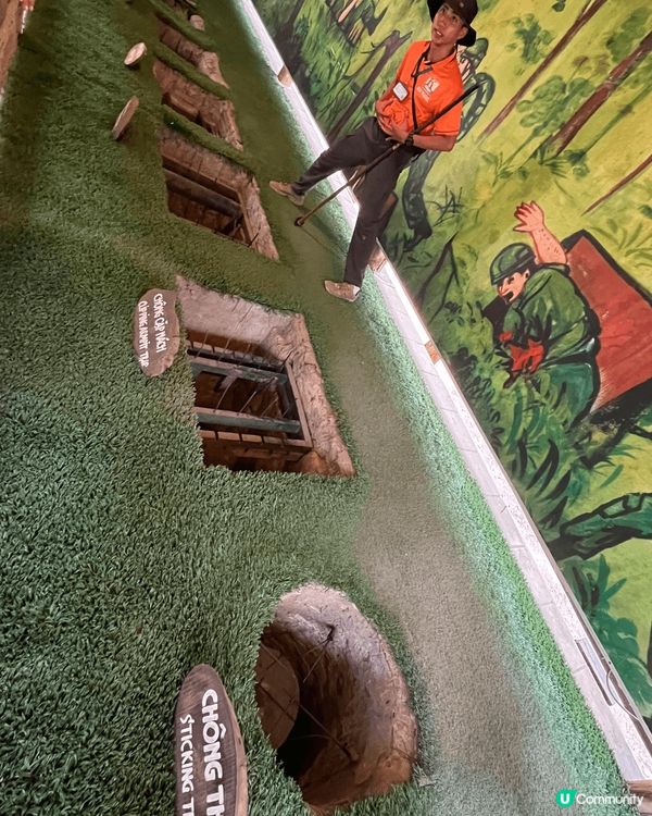 古芝地道位於胡志明市，越戰期間作戰基地，地下隧道、機關佈局令...