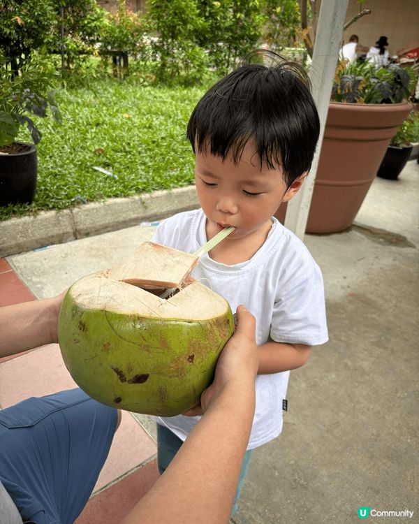 第一次去新加坡，初嚐椰青