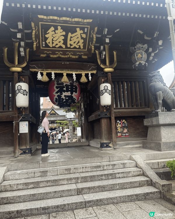 福岡櫛田神社給人一種很宏偉的感覺，作為福岡市內最具代表性的神...