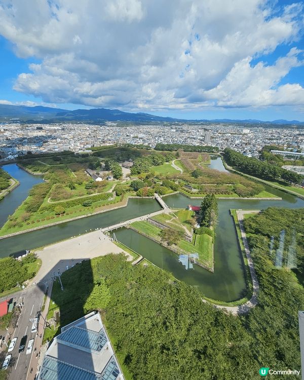 北海道 五稜郭 一個必去嘅旅遊點高處望下 返到50角嘅特別嘅...