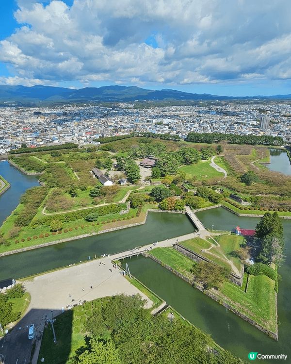 北海道 五稜郭 一個必去嘅旅遊點高處望下 返到50角嘅特別嘅...