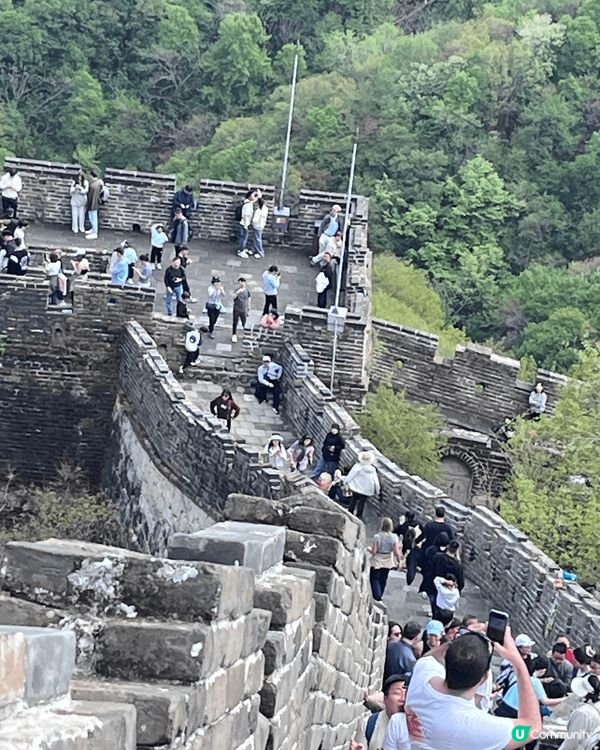 世界文化遺產-北京萬里長城，不到長城非好漢，雖然行得辛苦，但...