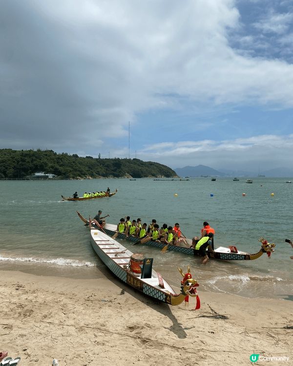 這是今年端午節在香港離島之一「坪州」游了一趟龍舟水。也參加了...