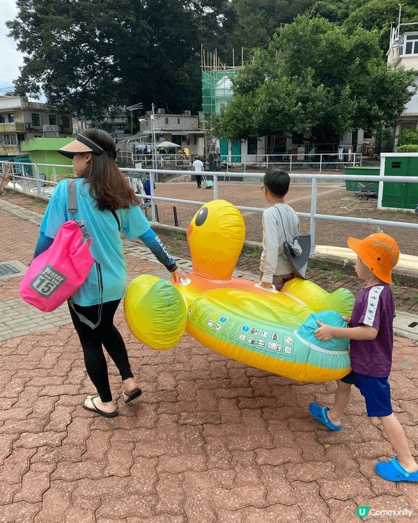 這是今年端午節在香港離島之一「坪州」游了一趟龍舟水。也參加了...