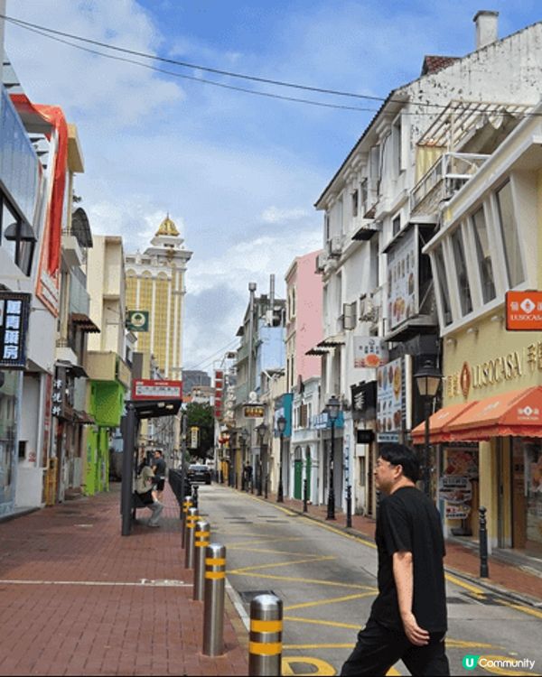 打風去澳門快閃，一家三口去新濠水上樂園，第一次去官也街，一家...