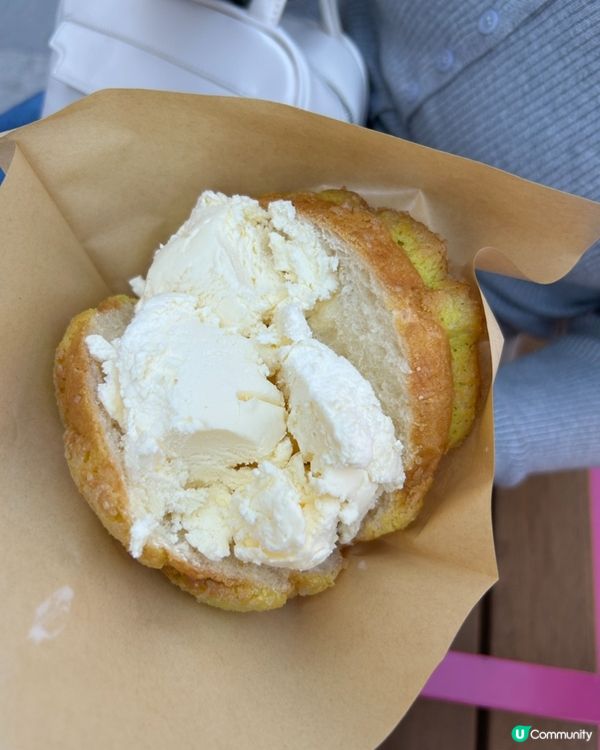 🇰🇷延南洞人氣甜品 🍈哈密瓜雲呢拿雪糕包‼️