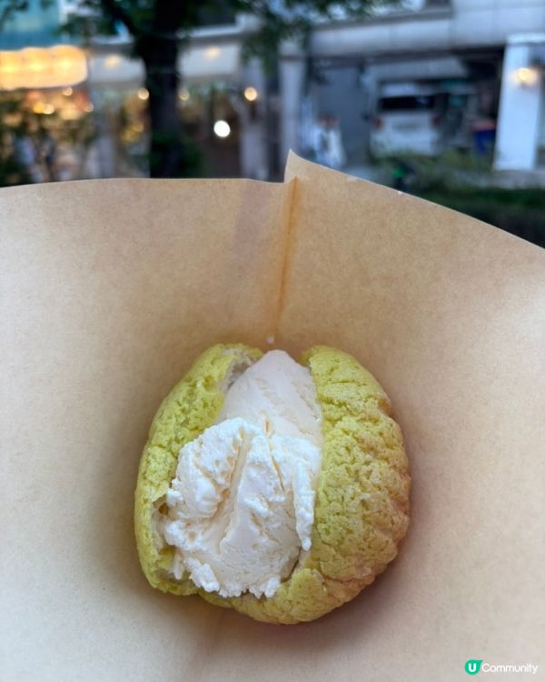 🇰🇷延南洞人氣甜品 🍈哈密瓜雲呢拿雪糕包‼️